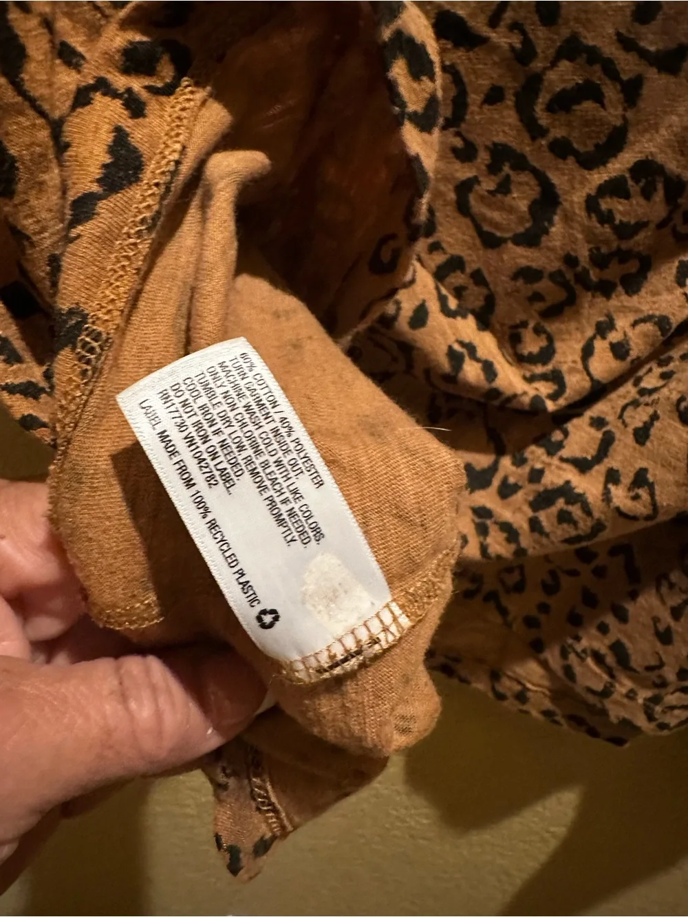 Ava & Viv Brown Leopard Print Comforter